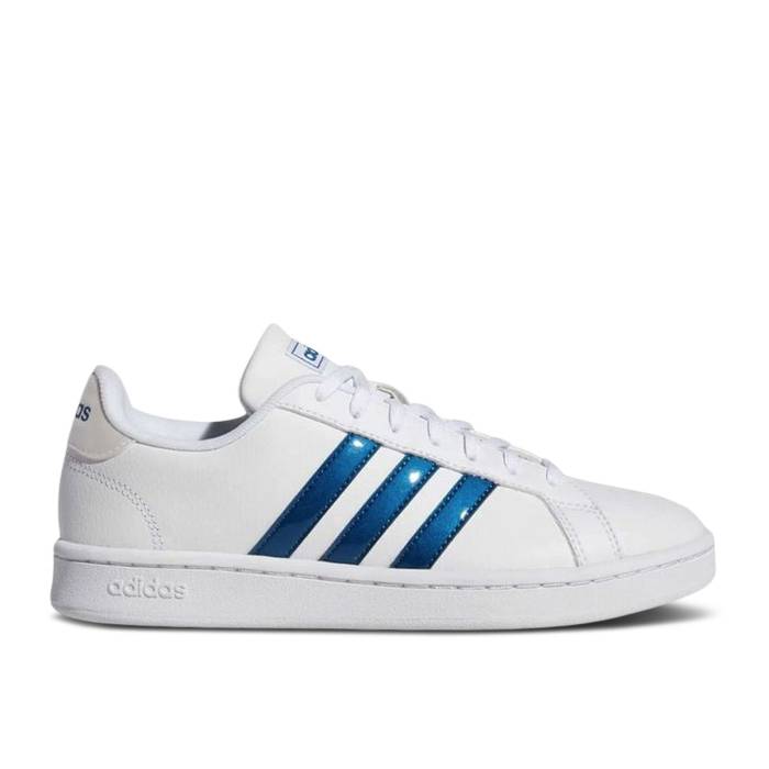 アディダス Adidas 【 Wmns Grand Court 'White Marine Blue' Women Cloud White/Marine Blue 】 グランド コート レディース 白色 ホワイト 青色 ブルー 26,025円