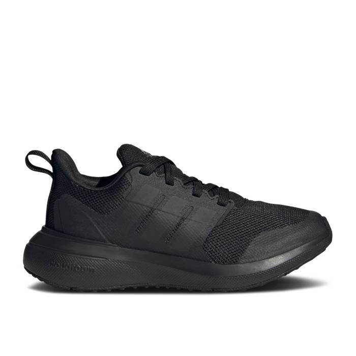 アディダス Adidas 【 Fortarun 2.0 J \u0027Black Carbon\u0027 Youth Core Black/Core Black/Carbon 】 お坊っちゃん キッズ 中核グループ 黒いこと 黒いこと 炭素