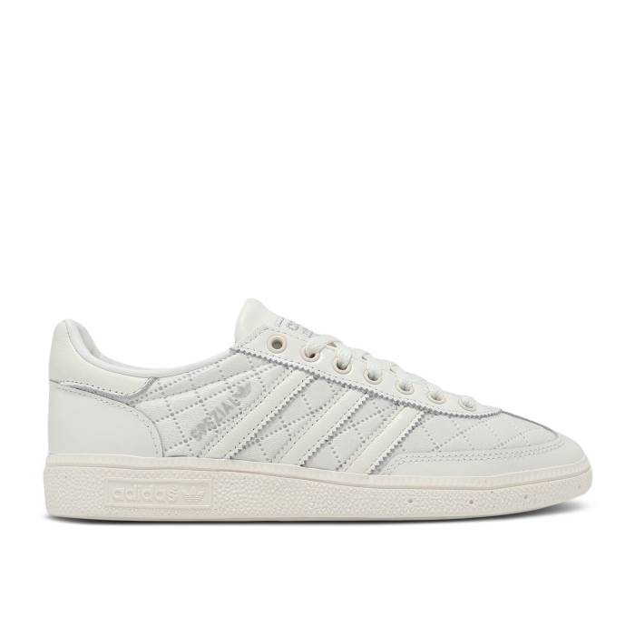 アディダス Adidas 【 Wmns Handball Spezial \u0027Cloud White Silver\u0027 Women Cloud White/Core White/Silver Metallic 】 ハンドボール スペシアル 白いこと 白いこと レディース 白いこと 白いこと 中核グループ Silver しろがね色・しろがね色