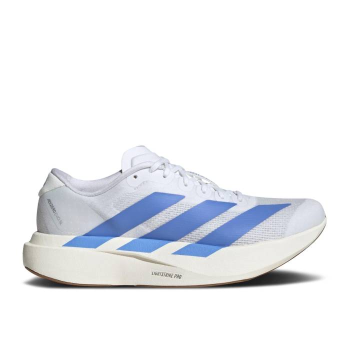 アディダス Adidas 【 Wmns Adizero Evo Sl \u0027White Blue Fusion\u0027 Women Cloud White/Blue Fusion/Off White 】 アディゼロ 青み 青色 レディース 白いこと 白いこと 青み 青色 Fusion 核融合反応