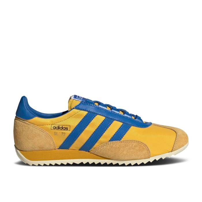 アディダス Adidas 【 Sl72 Pt \u0027Bold Gold Bright Royal\u0027 Men Bold Gold/Bright Royal/Royal Blue 】 ゴールド メンズ ゴールド 青味 青み