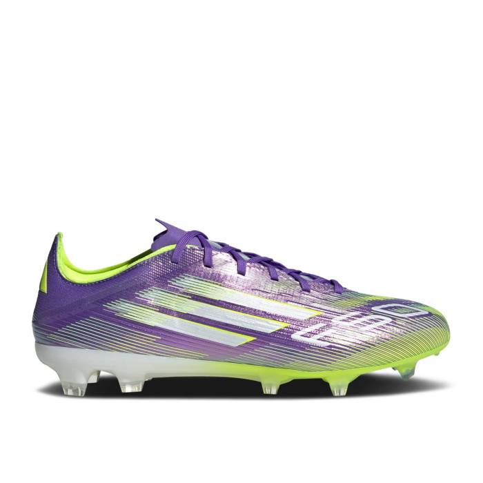 アディダス Adidas 【 Adizero F50 Pro Fg Radiant Blaze Pack Men Purple Rush/Cloud White/Lucid Lemon 】 アディゼロ プロ メンズ Purple 紫・パープル rush ラッシュ 白色 ホワイト