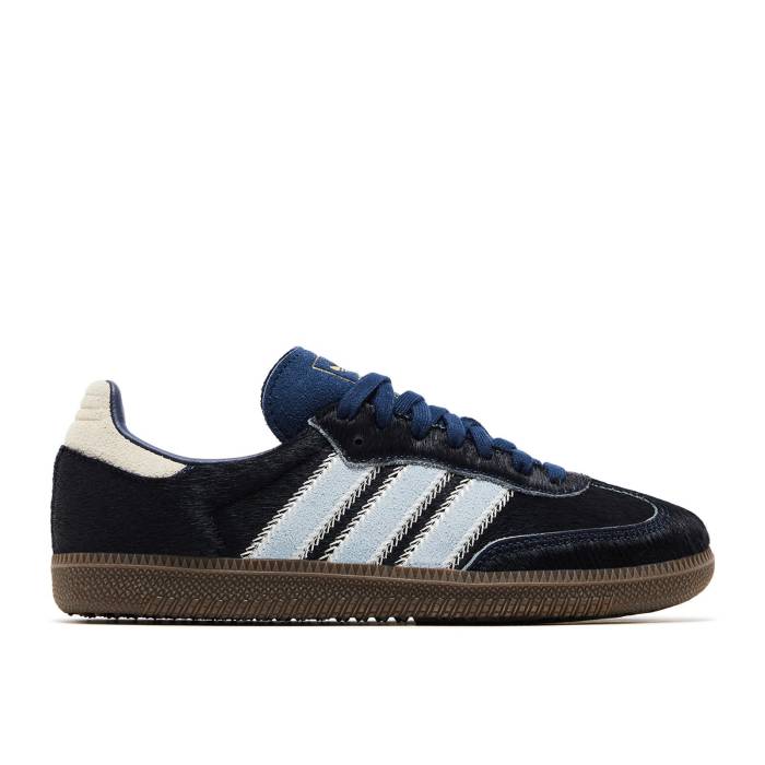 アディダス Adidas 【 Wmns Samba Og \u0027Pony Hair Pack - Night Indigo Clear Sky\u0027 Women Night Indigo/Clear Sky/Tactile Blue 】 サンバ ナイト爵 藍色・インディゴ レディース ナイト爵 藍色・インディゴ 天の原 青み 青色