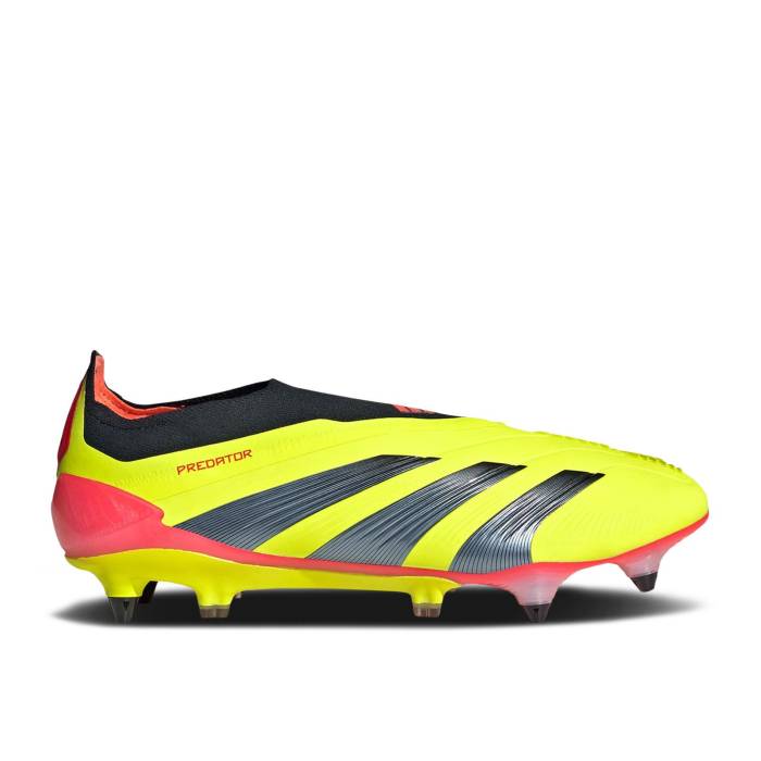 アディダス Adidas 【 Predator Elite Laceless Sg \u0027Energy Citrus Pack\u0027 Men Team Solar Yellow/Core Black/Solar Red 】 プレデター エリート メンズ Team 野球クラブ yellow 黄味がかった・黄色 中核グループ 黒いこと 黒いこと Red 赤・赤いこと
