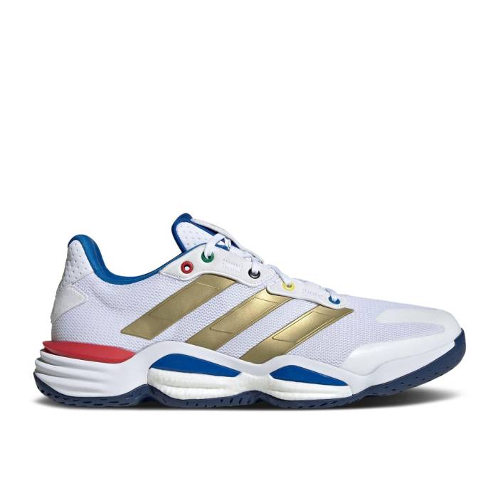 アディダス Adidas 【 Stabil 16 \u0027White Gold Dark Blue\u0027 Men Cloud White/Gold Metallic/Dark Blue 】 ゴールド メンズ 白いこと 白いこと ゴールド 青味 青み
