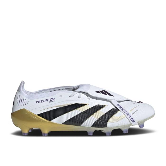 アディダス Adidas 【 Predator Elite Foldover Tongue 銀 \u0027Road To Glory Pack\u0027 Men Cloud White/Core Black/Gold Metallic 】 プレデター エリート メンズ 白いこと 白いこと 中核グループ 黒いこと 黒いこと ゴールド