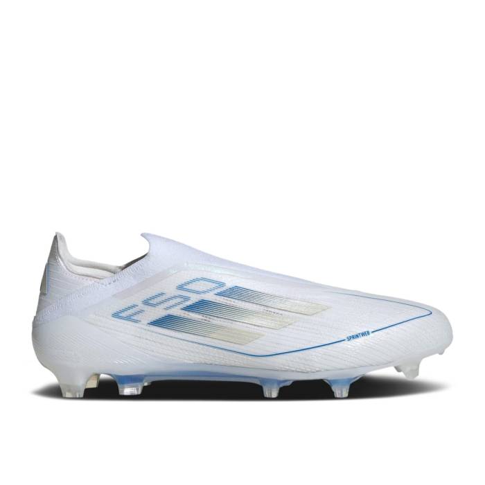 アディダス Adidas 【 Adizero F50 Elite Laceless Fg \u0027Polar Victory Pack\u0027 Men Cloud White/Pearl Metallic/Cloud White 】 アディゼロ エリート Victory 白星 メンズ 白いこと 白いこと パール