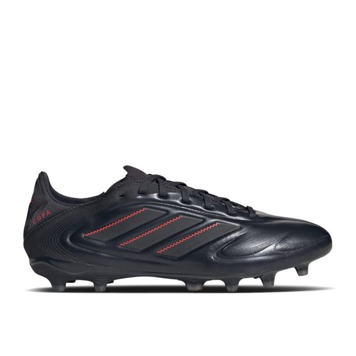 アディダス Adidas 【 Copa Pure 3 Pro Fg \u0027Core Black Lucid Red\u0027 Men Core Black/Carbon/Lucid Red 】 純一無雑 労働者階級 黒いこと 黒いこと メンズ 中核グループ 黒いこと 黒いこと 炭素 Red 赤・赤いこと
