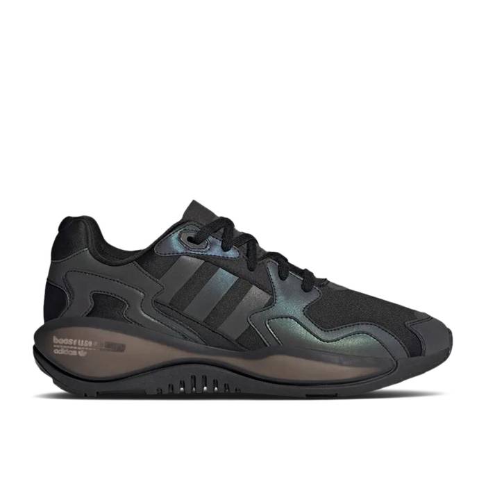 アディダス Adidas 【 Zx Alkyne \u0027Black Iridescent\u0027 Men Core Black/Core Black 】 メンズ 中核グループ 黒いこと 黒いこと