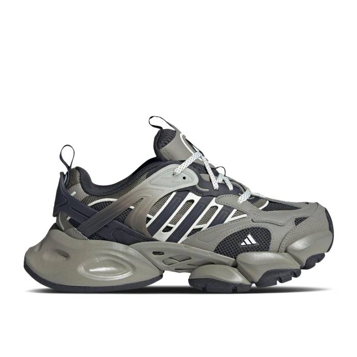 アディダス Adidas 【 Xlg Runner Deluxe Grey Black Men Silver Pebble/Carbon/Ivory 】 デラックス メンズ Silver 銀色・シルバー カーボン アイボリー