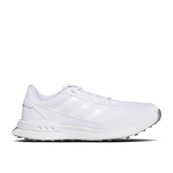 アディダス Adidas 【 Wmns S2G 24 Spikeless Golf \u0027Cloud White\u0027 Women Cloud White/Cloud White/Charcoal 】 golf ゴルフ レディース 白いこと 白いこと 濃灰色