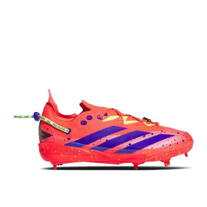 アディダス Adidas 【 Adizero Electric+ 2.0 \u0027Lucid Red Blue\u0027 Men Lucid Red/Lucid Blue/Lucid Lemon 】 アディゼロ Red 赤・赤いこと メンズ Red 赤・赤いこと 青味 青み
