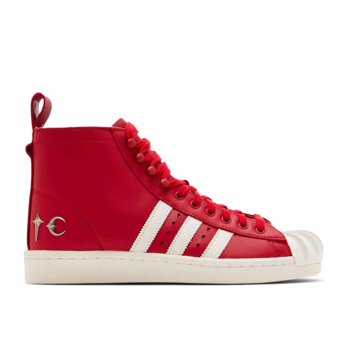 アディダス Adidas 【 Thug Club X Superstar Boot Red White Men Red/White 】 クラブ Superstar スーパースター ブーツ メンズ Red 赤・レッド 白色 ホワイト