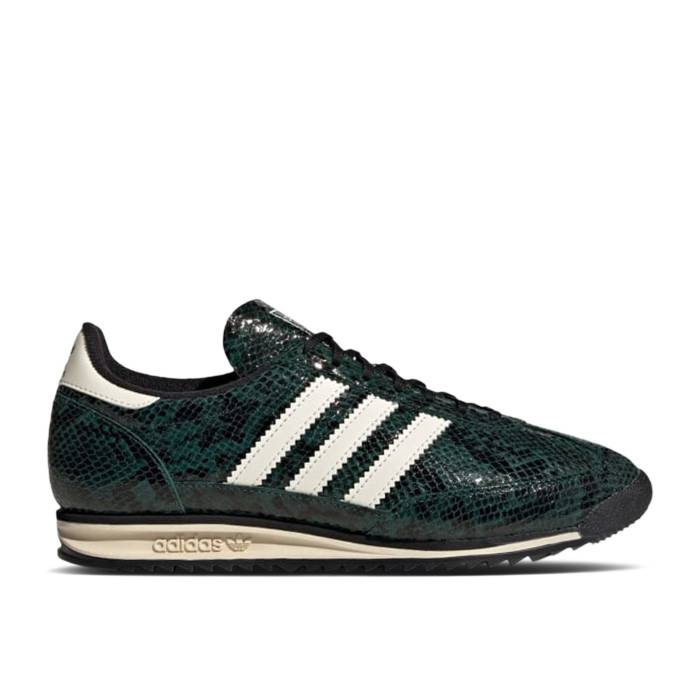 アディダス Adidas 【 Wmns Sl72 \u0027Collegiate Green Core Black\u0027 Women Collegiate Green/Core Black/Cream White 】 green 緑・緑であること 中核グループ レディース green 緑・緑であること 中核グループ 黒いこと 黒いこと 皮膚軟化剤 白いこと 白いこと