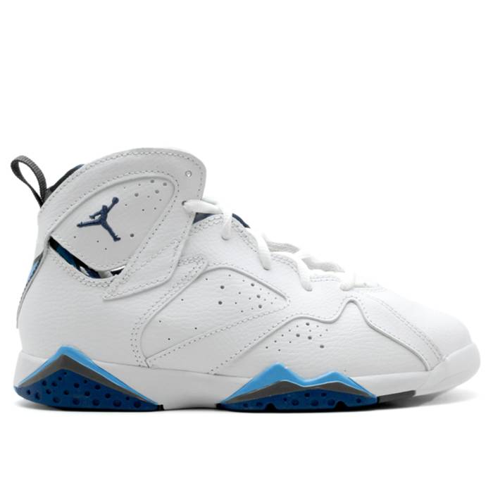 ナイキ エアジョーダン Air Jordan 【 Jordan 7 Retro Bp \u0027French Blue\u0027 Youth White/French Blue/University Blue 】 レトロ お坊っちゃん キッズ 白いこと 白いこと 青み 青色