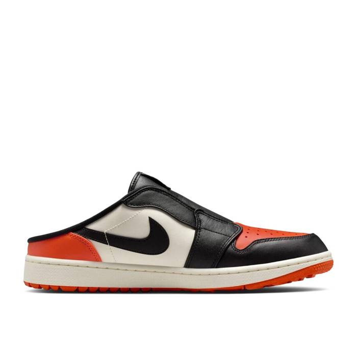 ナイキ エアジョーダン Air Jordan 【 Jordan 1 Mule Golf hattered Backboard Men Starfish/Black/Sail 】 golf ゴルフ メンズ 黒色 ブラック