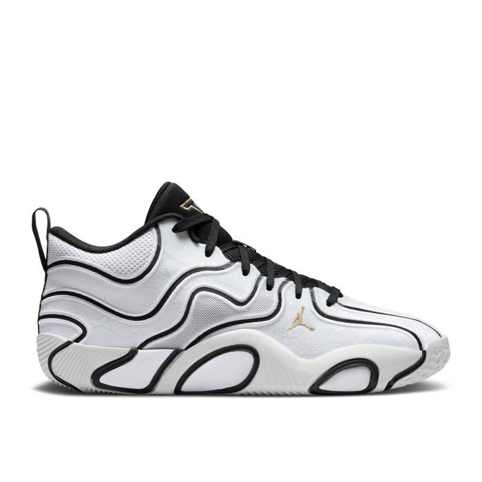 ナイキ エアジョーダン Air Jordan 【 Jordan Tatum 3 Pf \u0027Tunnel Walk\u0027 Men White/Black/Metallic Gold 】 メンズ 白いこと 白いこと 黒いこと 黒いこと ゴールド
