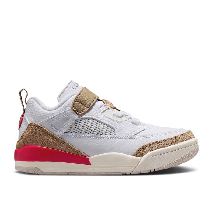 ナイキ　エアジョーダン Air Jordan 【 Jordan Spizike Low Ps 'Desert Camo Fire Red' Youth White/Desert Camo/Sail/Fire Red 】 カモ柄 ファイア ジュニア キッズ 白色 ホワイト カモ柄 ファイア Red 赤・レッド