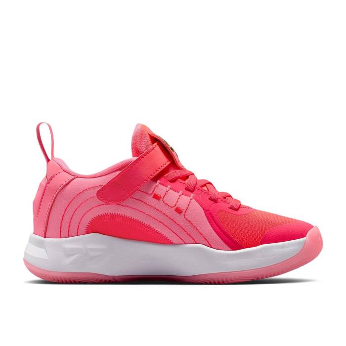 ナイキ エアジョーダン Air Jordan 【 Youth Flash Crimson/Sunset Pulse/White/Black 】 お坊っちゃん キッズ クリムゾン 白いこと 白いこと 黒いこと 黒いこと