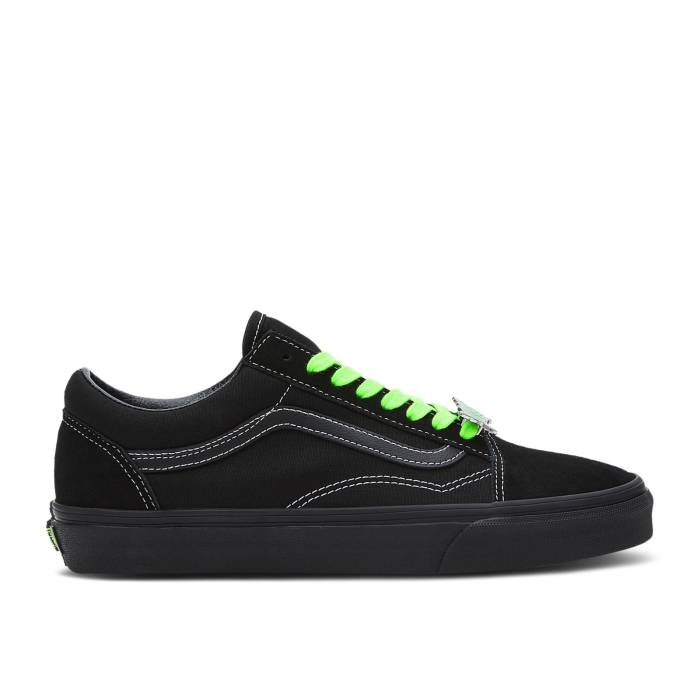 ヴァンズ Vans 【 Old Skool \u0027Metal Hyperpop - Black Green\u0027 Men Metal Hyperpop/Black 】 黒いこと 黒いこと メンズ 金属元素 黒いこと 黒いこと