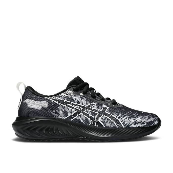 アシックス Asics 【 Gel Noosa Tri 16 ガウス \u0027Black White\u0027 Youth Black/White 】 お坊っちゃん キッズ 黒いこと 黒いこと 白いこと 白いこと