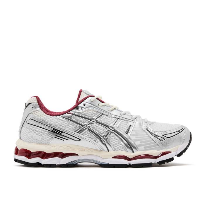 アシックス Asics 【 Gel Kayano 12.1 \u0027Silver Red\u0027 Men Silver/Red 】 メンズ Silver しろがね色・しろがね色 Red 赤・赤いこと