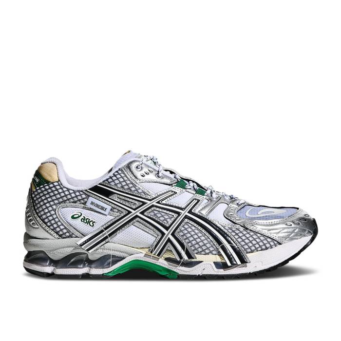 アシックス Asics 【 Invincible X Gel Nimbus 10.1 \u0027Http 404 Pack - Kale\u0027 Men Pure Silver/Kale 】 メンズ 純一無雑 Silver しろがね色・しろがね色