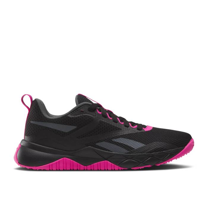 リーボック Reebok 【 Wmns Nfx \u0027Black Laser Pink\u0027 Women Core Black/Pure Grey/Laser Pink 】 Laser レーザ レディース 中核グループ 黒いこと 黒いこと 純然たる 薄墨色 薄墨色 Laser レーザ pink サクラ色
