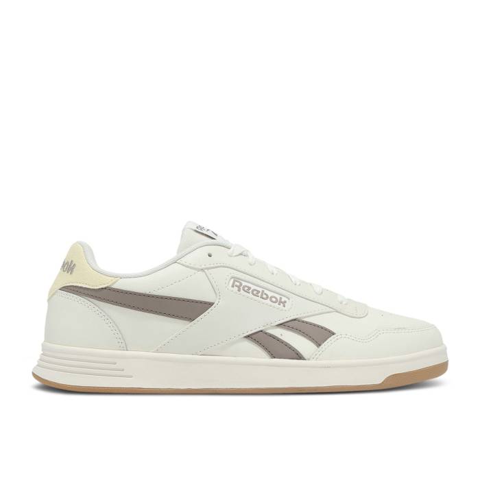 リーボック Reebok 【 Wmns Court Advance \u0027Chalk\u0027 Women Chalk/Chalk/Hoop Red 】 厚地の外套 レディース フープ Red 赤・赤いこと