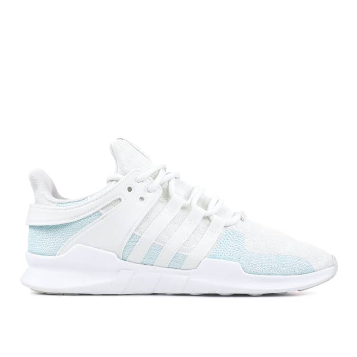 アディダス Adidas 【 Parley X Eqt Support Adv 'Blue Spirit' Men Running White/Blue Spirit/Off White 】 メンズ 白色 ホワイト 青色 ブルー｜スニケス