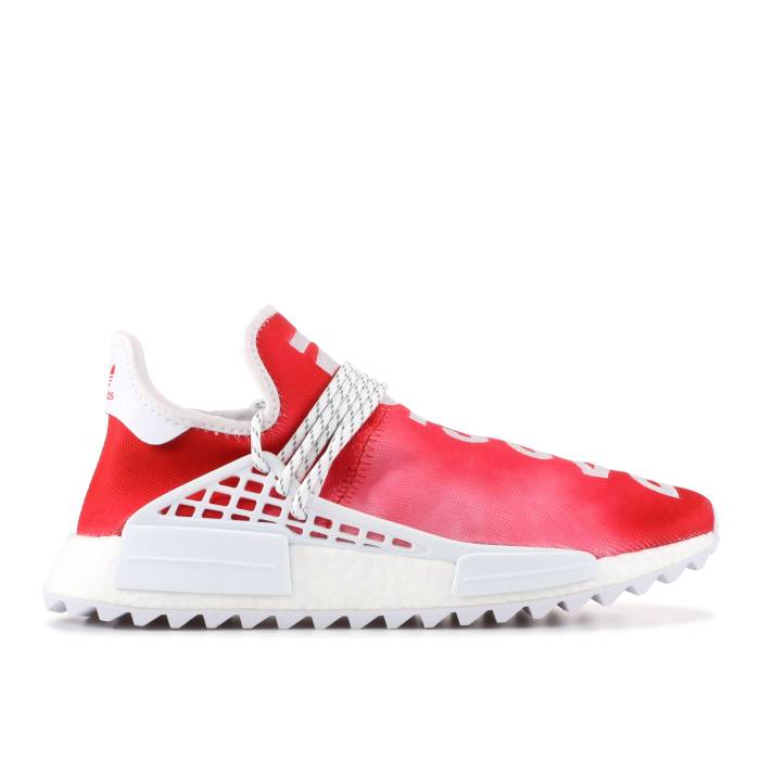 アディダス Adidas 【 Pharrell X Nmd Hu Trail Passion China Exclusive Men Red/Footwear White 】 NMD メンズ Red 赤・レッド 白色 ホワイト