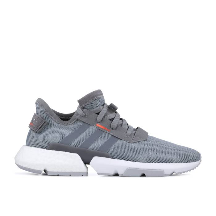 アディダス Adidas 【 P.o.d. S3.1 \u0027Grey\u0027 Men Grey/Grey/Solar Orange 】 メンズ 薄墨色 薄墨色 orange 橙・オレンジ色 靴-メンズ靴-スニーカー