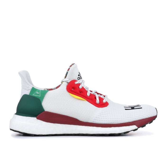 アディダス Adidas 【 Pharrell X Wmns Solar Hu Glide \u0027Cloud White\u0027 Women Cloud White/Core Black/Bold Green 】 グライド レディース 白いこと 白いこと 中核グループ 黒いこと 黒いこと green 緑・緑であること