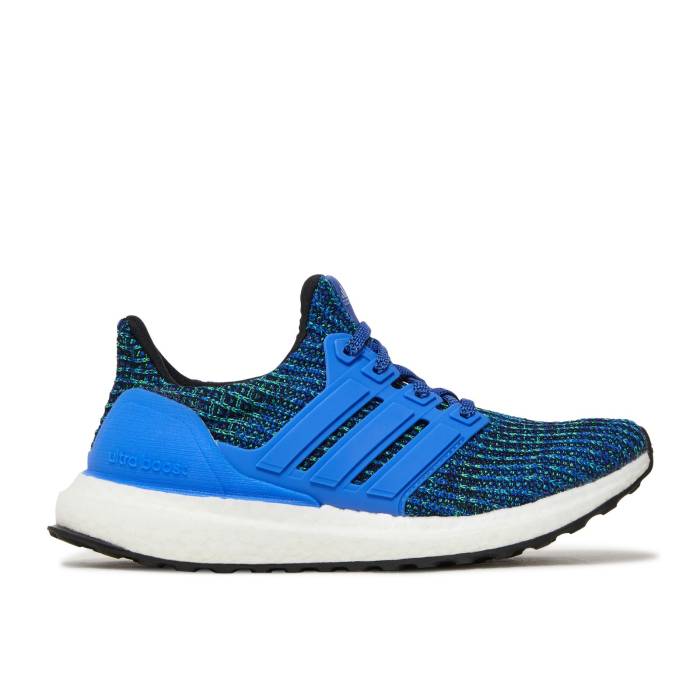 アディダス Adidas 【 Ultraboost 4.0 J \u0027Hi-Res Blue\u0027 Youth Hi-Res Blue/Hi-Res Blue/Cloud White 】 御坊っちゃん キッズ 青碧 青色 白いこと 白いこと キッズ・ベビー・マタニティ-スニーカー-キッズファッション