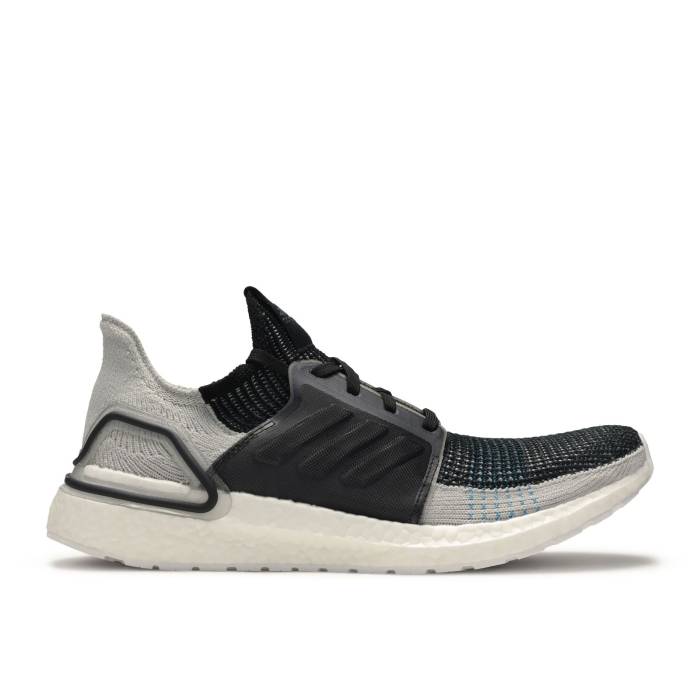 アディダス Adidas 【 Ultraboost 19 \u0027Grey Cyan\u0027 Men Core Black/Grey Six/Shock Cyan 】 メンズ 中核グループ 黒いこと 黒いこと 薄墨色 薄墨色 ぼうぜん自失 シアン メンズ靴-スニーカー