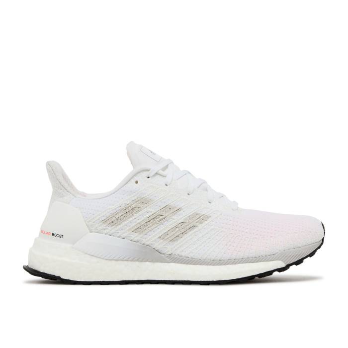 アディダス Adidas 【 Solar Boost 19 'Cloud White' Men Cloud White/Grey One/Solar Orange 】 ブースト メンズ 白色 ホワイト 灰色 グレー orange 橙・オレンジ｜スニケス
