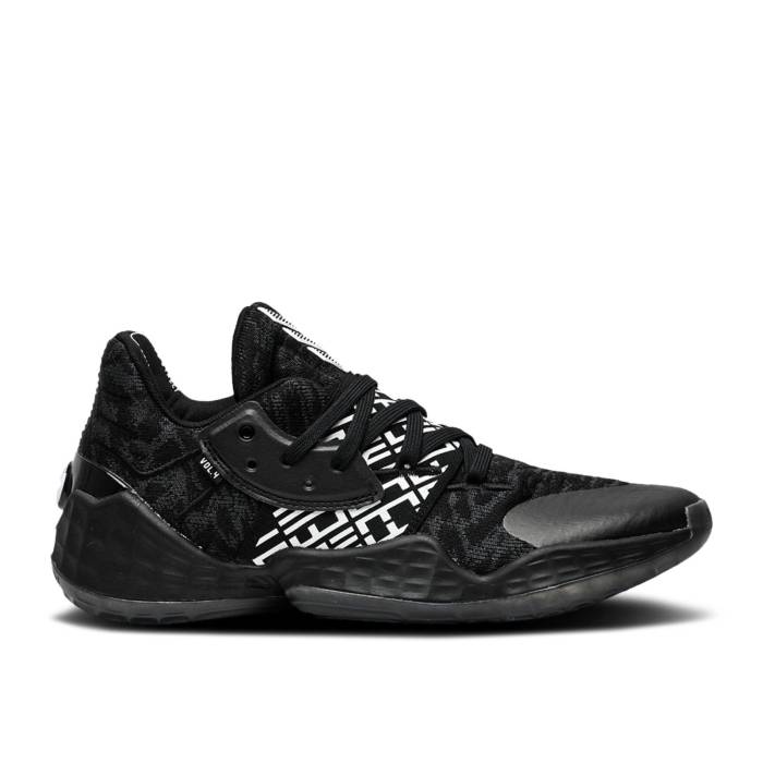 アディダス Adidas 【 Harden Vol. 4 'Core Black' Men Core Black/Cloud White/Core Black 】 ハーデン メンズ コア 黒色 ブラック 白色 ホワイト