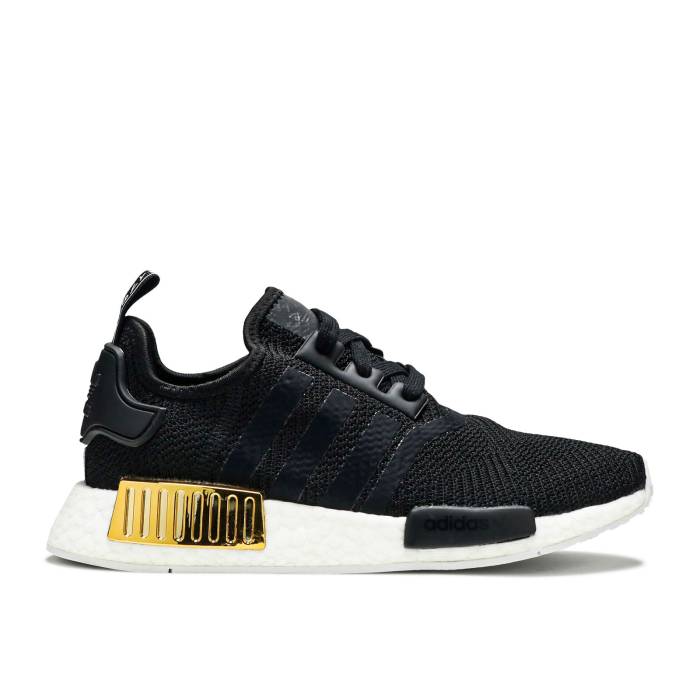 アディダス Adidas 【 Wmns Nmd_R1 'Black Gold Metallic' Women Core Black/Gold Metallic 】 ゴールド レディース コア 黒色 ブラック ゴールド