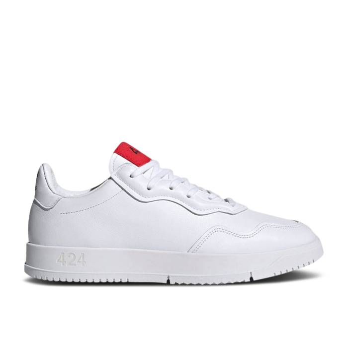 アディダス Adidas 【 424 X Sc Premiere 'White Scarlet' Men Cloud White/Cloud White/Cloud White 】 メンズ 白色 ホワイト|スニケス