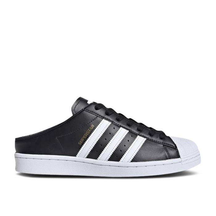 アディダス Adidas 【 Superstar Slip-On Backless Mule \u0027Core Black\u0027 Men Core Black/Cloud White/Core Black 】 Superstar はやりっ児 slip-on スリッポン メンズ 中核グループ 黒いこと 黒いこと 白いこと 白いこと