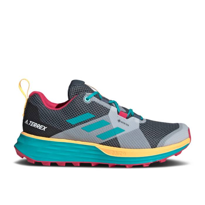 アディダス Adidas 【 Wmns Terrex Two Gore-Tex Trail \u0027Hi Res Aqua Gold\u0027 Women Legacy Blue/Hi-Res Aqua/Solar Gold 】 ゴアテックス アクア レディース legacy レガシー 青味 青味 アクア ゴールド