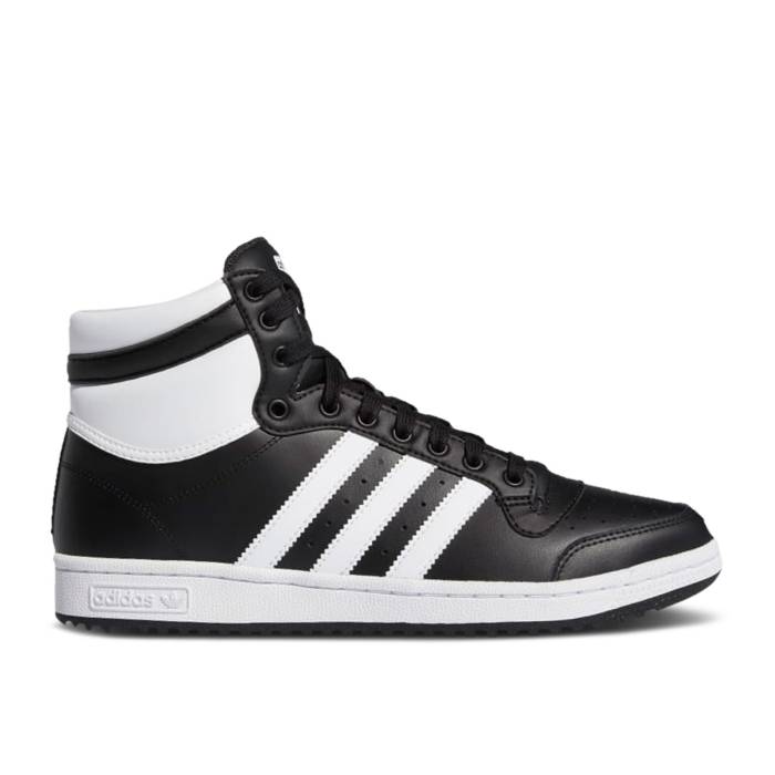 アディダス Adidas 【 Top Ten 'Black White' Men Core Black/Cloud White/Chalk White 】 メンズ コア 黒色 ブラック 白色 ホワイト｜スニケス
