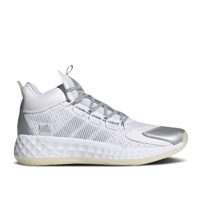 アディダス Adidas 【 Pro Boost Mid \u0027White Silver Metallic\u0027 Men Cloud White/Silver Metallic/Chalk White 】 労働者階級 ブースト ミッド Silver しろがね色・しろがね色 メンズ 白いこと 白いこと Silver しろがね色・しろがね色