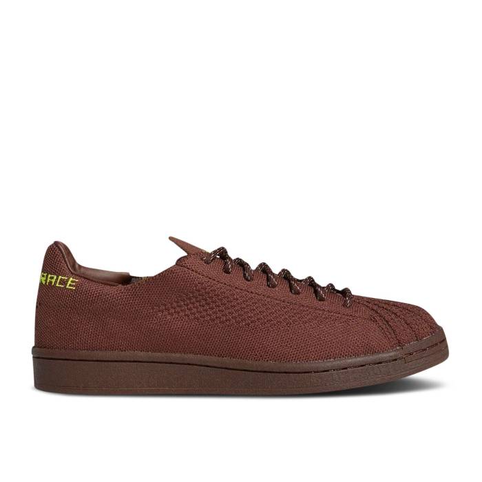 アディダス Adidas 【 Pharrell X Superstar Primeknit \u0027Brown\u0027 Men 】 Superstar はやりっ児 メンズ