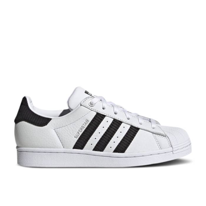 アディダス Adidas 【 Wmns Superstar \u0027Black Corduroy Stripes\u0027 Women Cloud White/Core Black/Silver Metallic 】 Superstar はやりっ児 コール天 レディース 白いこと 白いこと 中核グループ 黒いこと 黒いこと Silver しろがね色・シルバ