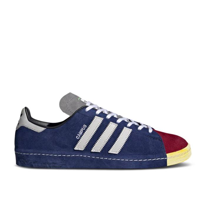 アディダス Adidas 【 Recouture X Mita X Campus 80S Sh Consortium 'Heritage' Men Collegiate Burgundy/Blue/Grey 】 キャンパス メンズ ワイン色・バーガンディー 青色 ブルー 灰色 グレー｜スニケス