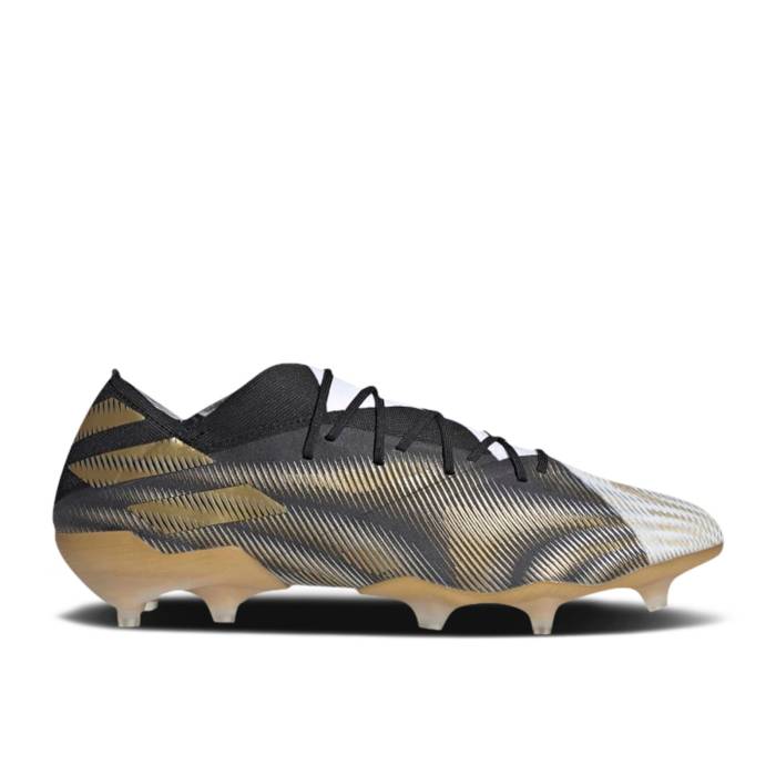 アディダス Adidas 【 Nemeziz .1 Fg \u0027Atmospheric Pack\u0027 Men Cloud White/Gold Metallic/Core Black 】 ネメシス メンズ 白いこと 白いこと ゴールド 中核グループ 黒いこと 黒いこと