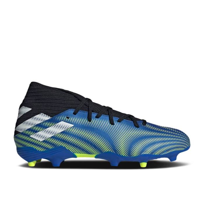 アディダス Adidas 【 Nemeziz.3 Fg 'Tension Tape' Men Royal Blue/Cloud White/Solar Yellow 】 メンズ 青色 ブルー 白色 ホワイト yellow 黄色・イエロー