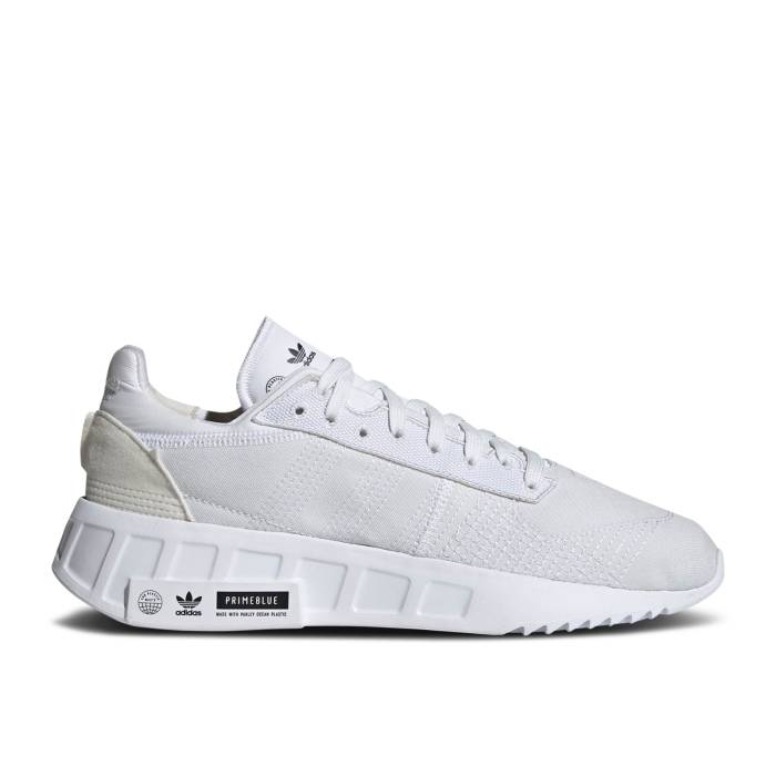 アディダス Adidas 【 Geodiver Primeblue 'White' Men Cloud White/Cloud White/Core Black 】 メンズ 白色 ホワイト コア 黒色 ブラック｜スニケス