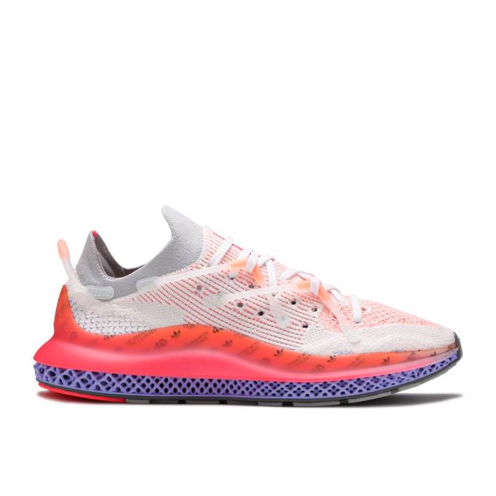 アディダス Adidas 【 4D Fusio 'Sunset' Men Chalk White/Core Black/Light Purple 】 メンズ 白色 ホワイト コア 黒色 ブラック Purple 紫・パープル|スニケス